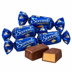 Bomboane de ciocolată Roshen Sorrento cu aromă de brandy, 1 kg