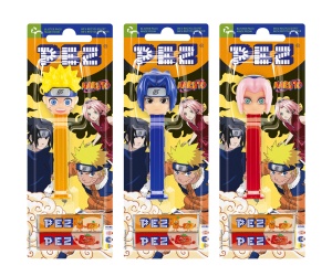 Bomboane PEZ Naruto cu Dispenser, Blister 1 Jucărie de Colecție + 2 Rezerve, 17g - Img 2