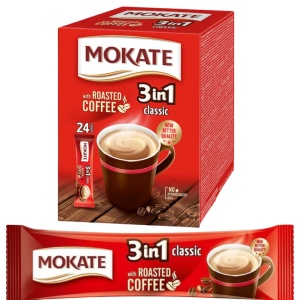 Cafea Instant MOKATE 3in1 Classic 24 x 17 g (Cutie)