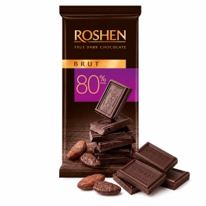 Ciocolată Neagră Roshen Brut 80% 85 g