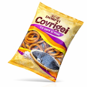 Covrigei DORIVI, cu mac si sare, 12 X 250 g