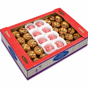 Fursecuri DELICE, paleuri si piersici, 600 g