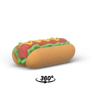 Marshmallow acrișor în formă de hot dog RELKON Yammiez, 50 g - Img 5