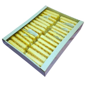 Napolitane ANDRA, cu crema de bezea, aroma portocale, 28 X 20 G