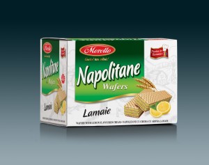 Napolitane MORELLO, crema de lamaie, 3 kg (10 x 300g) - Img 2