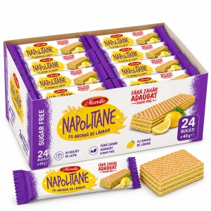 Napolitane MORELLO FARA ZAHAR, crema lamaie, 24 X 40 g - Img 3