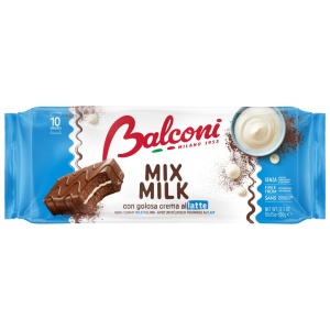 Prajituri glazurate, BALCONI, Mix Max Lapte, 10 x 35 g - Img 4