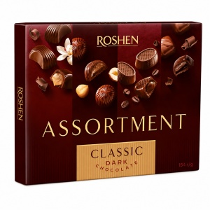 ROSHEN Assortment Classic Praline Asortate în Ciocolată Neagră 154 g - Img 4