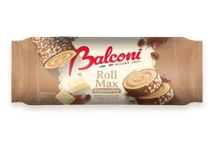 Rulada glazurata, BALCONI, crema capucino, 300 g - Img 2