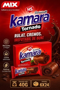 Rulade Kamara Tornado cu Cremă de Cafea, Cutie 24 × 40 g - Img 2
