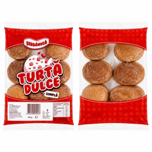 Turtă Dulce Simplă Șerbănică 250g, Bax 20 Pungi x 250g - Img 3