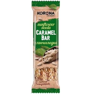 Batoane Caramel Bar Seminte floarea soarelui, KORONA, 15 X 45 g