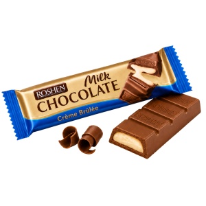 Batoane de ciocolată cu lapte și cremă brulle Roshen, 30 × 33 g - Img 6