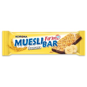 Baton cereale Korona Musli aromă banană, 24 × 40 g (cutie)