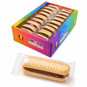 Biscuiti IULIANO, cu crema de cacao, 50 X 36 g