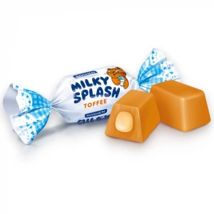 Caramele ROSHEN Milky Splash cu cremă de lapte, 150 g - Img 2
