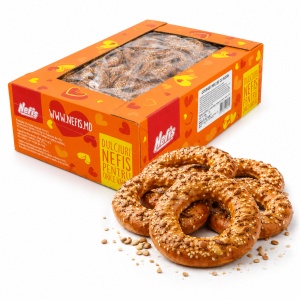 Covrigei NEFIS Inelușe cu Susan 1.6 KG (Cutie Vrac)