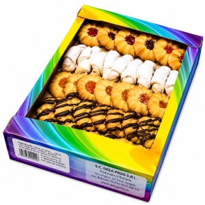 Fursecuri DEEA, Asortate cu cornulete, 600 g