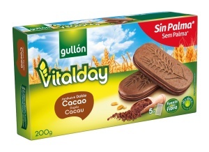 GULLON Biscuiți Vitalday Cacao cu Cremă de Cacao 200G (8 Cutii/Bax) - Img 4