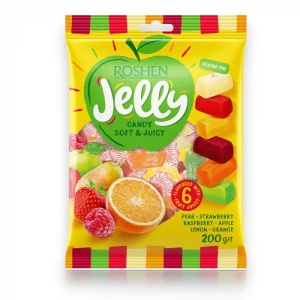 Jeleuri Roshen Jelly Mixed Fruit 200 g - Img 3