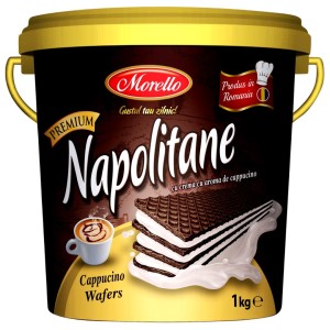 Napolitane MORELLO, crema de capucino, 1 kg
