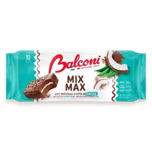 Prajituri glazurate, BALCONI, Mix Max Cocos, 10 x 35 g