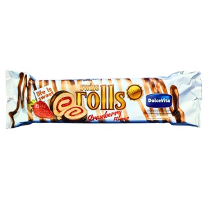 Ruladă cu cremă de căpșuni Dolce Vita 300g