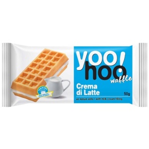 YOOHOO Gofre Sandwich cu Cremă de Lapte 50g (12 Buc/Cutie) - Img 2