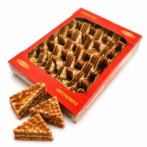 ANDRA Griliaș Triunghi 1kg – Prăjitură cu Foi de Napolitană și Cremă Caramelizată
