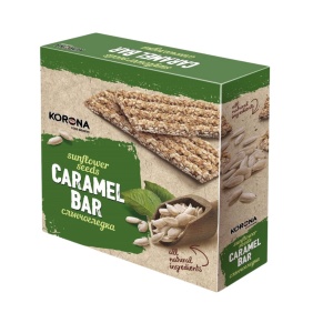 Batoane Caramel Bar Seminte floarea soarelui, KORONA, 15 X 45 g - Img 3