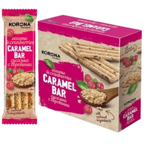 Batoane Caramel Bar Susan si Merisor, KORONA, 15 X 45 G - Img 3