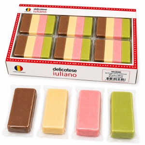 Batoane Lapte Asortate IULIANO 360G (6 Seturi/Cutie, 4 Buc/Set)