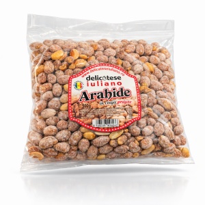 Bax 10 pungi Arahide in coaja Iuliano, prajite si sarate, 500 g - Img 2