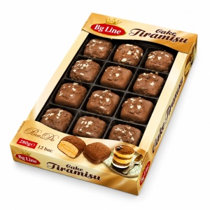 BG LINE Mini Prăjitură cu Cremă Tiramisu 280G