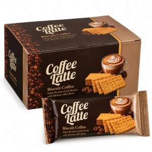 Biscuiți Coffee Latte MIX 35g (18 Buc/Cutie) - Img 3