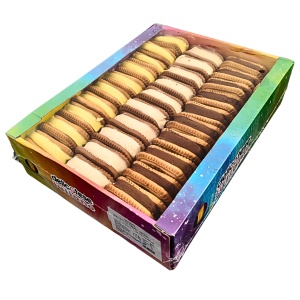 Biscuiti IULIANO, crema asortata, 2.5 kg - cacao, vanilie, lamaie - Img 2