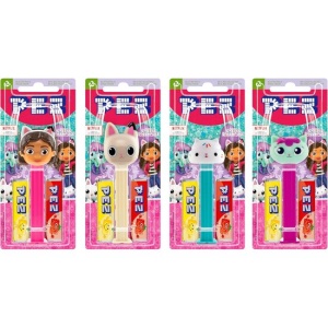 Bomboane PEZ cu dispenser Gabby’s Dollhouse, blister 1 dispenser + 2 rezerve, 17g - Img 3