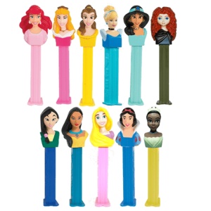 Dispenser PEZ Disney Princess cu 2 rezerve de bomboane, 17 g - Img 2
