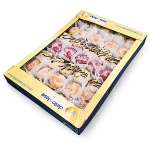 Fursecuri Delicatese Asortate – Rozete și Caise, Cutie 600g - Img 2