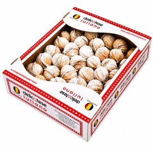Fursecuri IULIANO, Nuci cu crema de cacao, 800 g