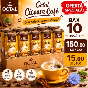 OCTAL Cicoare Cafe Instant 100G (Bax 10 Bucăți) - Img 3