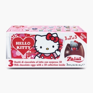Ou Ciocolata ZAINI, cu surprize Hello Kitty, 24 X 20 g - Img 2