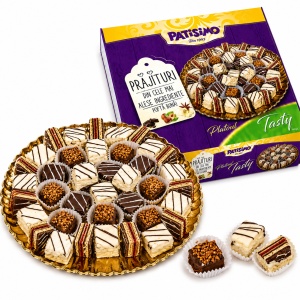 Platou Prăjituri Asortate PATISIMO „Tasty”, 800g