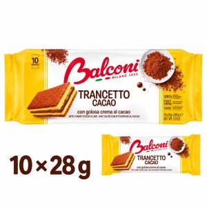 Prajituri BALCONI, Trancetto Cacao, 10 x 28 g
