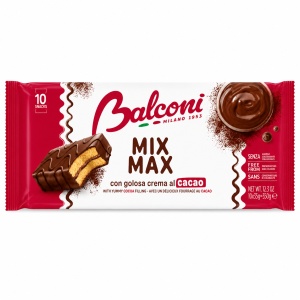 Prajituri glazurate, BALCONI, Mix Max Ciocolata, 10 x 35 g - Img 4