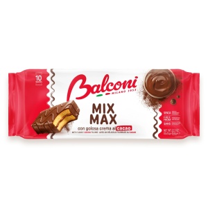 Prajituri glazurate, BALCONI, Mix Max Ciocolata, 10 x 35 g