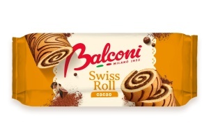 Rulada BALCONI, cu crema cacao, 250 g - Img 2