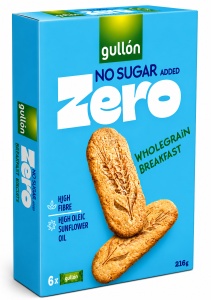 Biscuiți GULLON cu Cereale Integrale FĂRĂ ZAHĂR, 216 g (8/bax) - Img 2