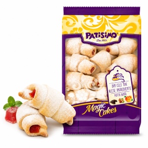 Cornulețe Fragede PATISIMO Magic Cakes cu Rahat, Caserolă 340g