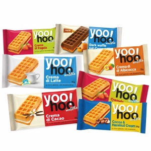Cutie 12 Buc Gofre YooHoo Waffle 50 g – din 7 Sortimente Mixate - Img 4